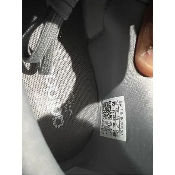 ADIDAS SWIFT RUN 22 LO SLIP-ON SNEAKER TRAINER MEN SHOES GREY/WHITE SIZE 12 NEW